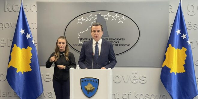 Kryeministri Kurti, u takua me ambasadorët e “Pesëshes” dhe paraqiti propozimin e tij për uljen e tensioneve në veri të Kosovës