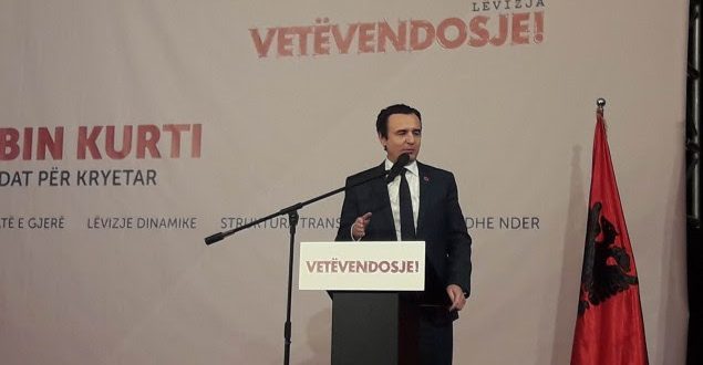 Lideri i LV, Albin Kurti: Të vendosur kundër të gjithë atyre që synojnë ta dëmtojnë të ardhmen e Kosovës