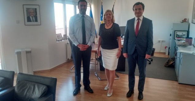 Albin Kurti e Glauk Konjufca qendruan për një vizitë në Ambasadën e Gjermanisë, në Prishtinë