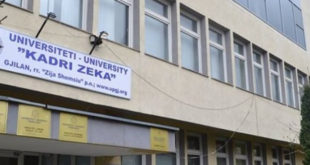 Universiteti “Kadri Zeka” ka hapur konkurs për nëntë programe studimesh