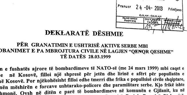 17 vjet nga granatimi i lagjes “Arbëria” të Gjilanit nga ushtria serbe