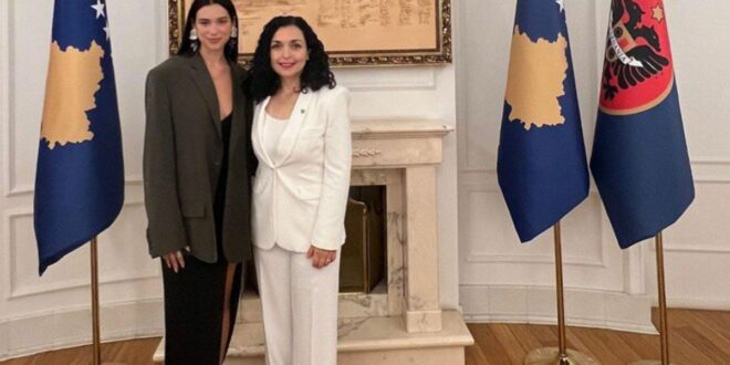 KMDLNJ ka reaguar kundër dekorimit të këngëtares, Dua Lipa, “Ambasadore Nderi e Kosovës”, nga Vjosa osmani