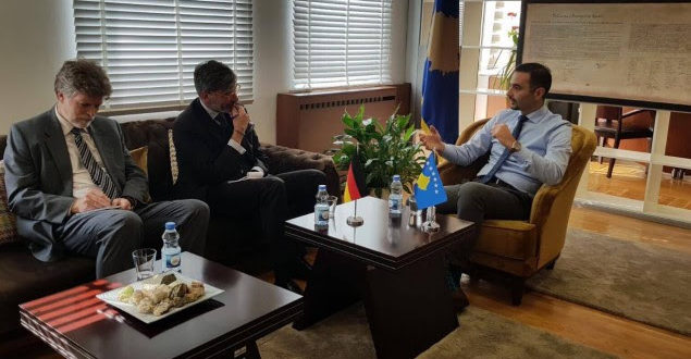 Ministri i Zhvillimit Ekonomik, Valdrin Lluka: Gjermania partner strategjik në zhvillimin ekonomik të Kosovës