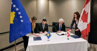 Ministri Valdrin Lluka nënshkruan marrëveshje historike me Kanaden për rritjen e investimeve