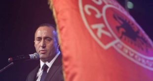LSHB organizon protestë në Tiranë për lirimin e Ramush Haradinaj