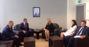 Ministrja e Drejtësisë, Dhurata Hoxha, priti sot kyeprokurorin e Shtetit, Aleksandër Lumezi