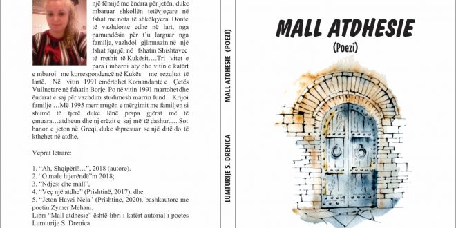 Zymer Mehani: Vëllimi poetik “Mall atdhesie” i poetes Lumturie S. Drenica