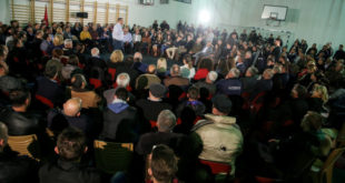 Lëvizja VETËVENDOSJE! bashkë me AKR-në mbajtën tubim në lagjen Hajvalia