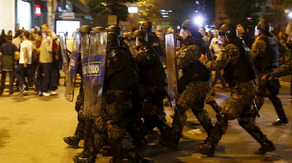 Macedonia protest