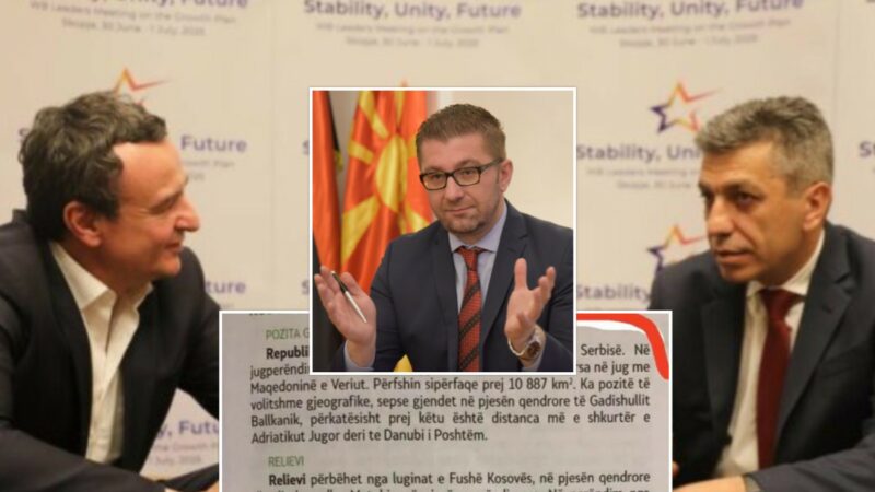 Termi  Metohi  në librin e Gjeografisë shkakton indinjatë  kritika të ashpra ndaj VLEN it dhe heshtjes së Kurtit