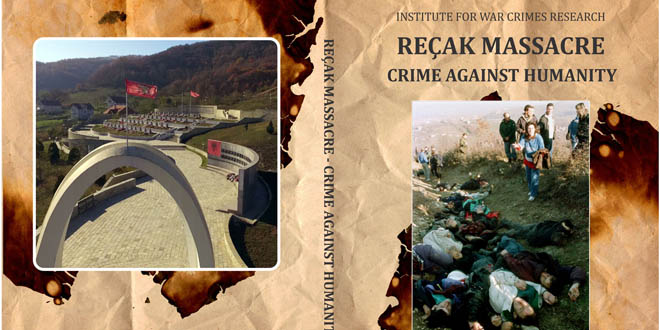 Më 14 shtator 2017, përurohet libri “Masakra e Reçakut krim kundër njerëzimit”