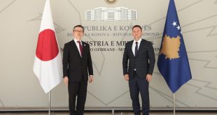 Ministri Mehaj priti ministrin (zëvendës ambasadorin) japonez  Tatsuya Machida