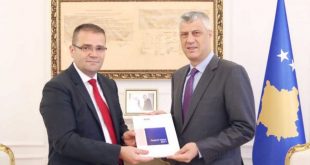 Kreu i shtetit, Hashim Thaçi e ka pritur sot Guvernatorin e Bankës Qendrore të Kosovës, Fehmi Mehmetin