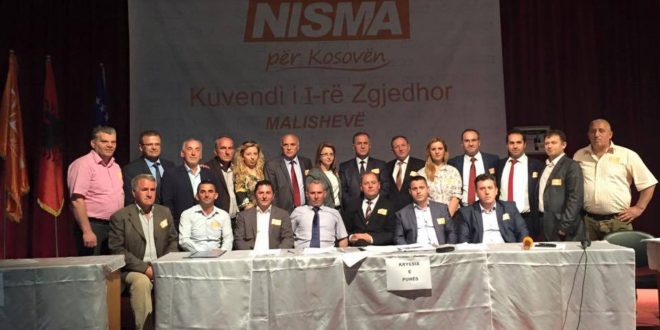 NISMA për Kosovën ka mbajtur Kuvendin Zgjedhor në Malishevë
