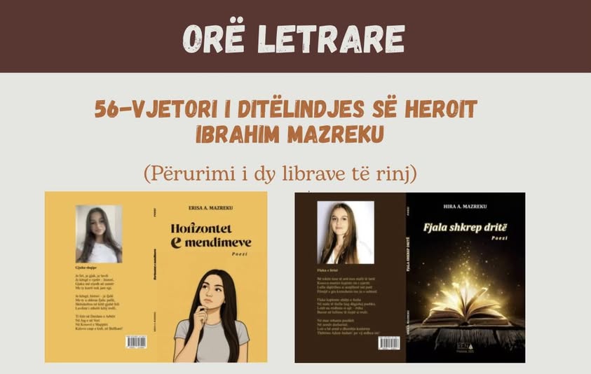 Dy vepra përurohen në ditëlindjen e 56 të Heroit të Kosovës   Ibrahim Mazreku 