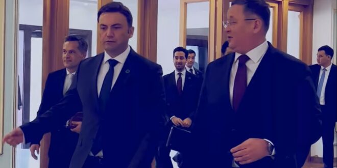 Ministri i Jashtëm i Maqedonisë dhe kryesuesi i OSBE-së, Bujar Osmani, bisedoi me kryetarin Kazakistanit, Kassym Tokajev