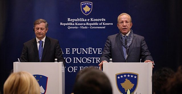 Zëvendëskryeministri Behxhet Pacolli merr përkrahjen e Sllovenisë për anëtarësim në INTERPOL dhe UNESCO