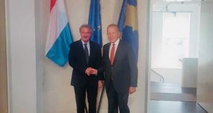 Ministri i Jashtëm, Behxhet Pacolli ështëtakuar me homologun e tij nga Luksemburgu, Jean Asselborn