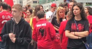 Parada shqiptare në New York, aktivitet ky i përvitshëm ku marrin pjesë mijëra shqiptaro-amerikanë