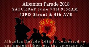 Parada Shqiptare 2018 i kushtuar heronjve të kombit, veteranëve të UÇK-së dhe 10-vjetorit të Pavarësisë së Kosovës