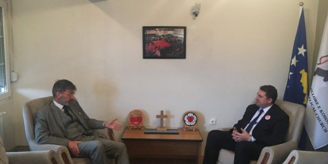 Kryetari pastor, Driton Krasniqi priti në takim njohës ambasadorin e ri të Gjermanisë në Kosovë, z.Christian Held