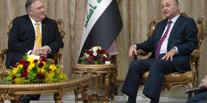 Sekretari amerikan i Shtetit, Mike Pompeo ka realizuar një vizitë të papritur në Bagdad