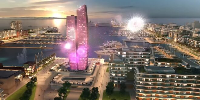 Kryeministri i Shqipërisë, Edi Rama, ka publikuar një video me detaje nga projekti i Portit të ri turistik të Durrësit