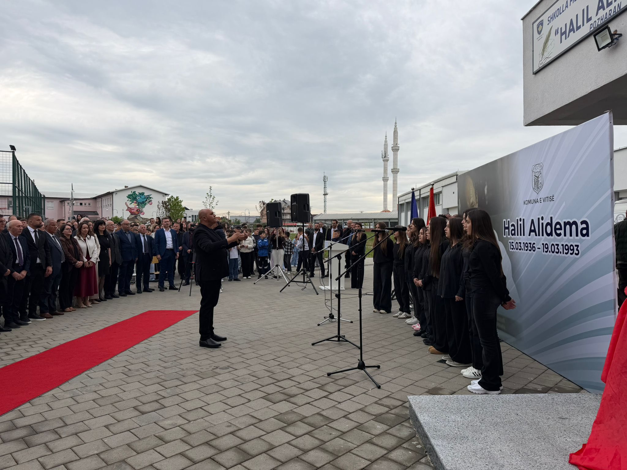 Në Pozheran u shënua Dita e Shkollës dhe u zbulua busti i veprimtarit Halil Alidema