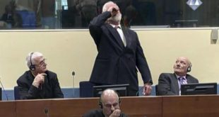Ish-gjenerali kroat i Bosnjës, Slobodan Praljak, ka pirë helmin i indinjuar me dënimin e Gjykatës së Hagës