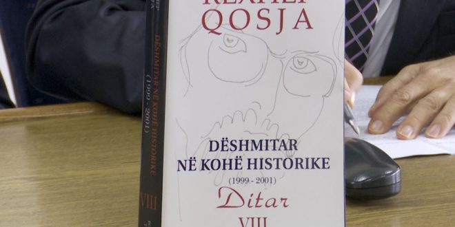 Gjatë ditës së sotme është promovuar libri më i ri “Dëshmitar në kohë historike”, i akademik Rexhep Qosjes