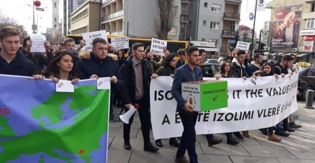 Studentët përsëri do të protestojnë me 10 janar në Prishtinë për të kërkuar nga BE liberalizimin e vizave për Kosovën
