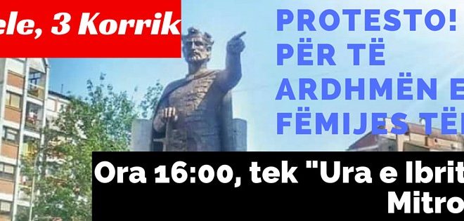 Sot do të mbahet një protestë paqësore te Ura e Ibrit në Mitrovicë
