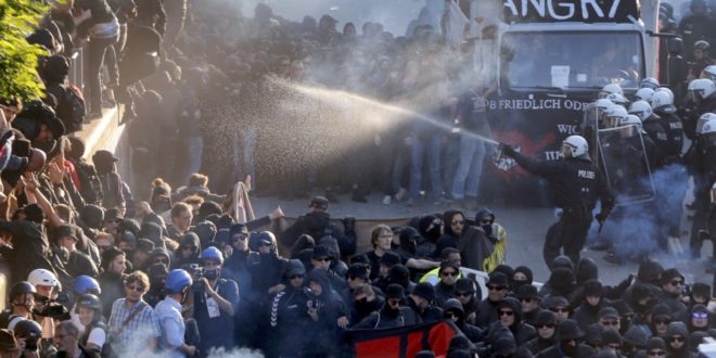 Në Hamburg të Gjermanisë kanë vazhduar protestat kundër Samitit G20 dhe politikave globaliste