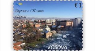 Filatelia e Postës së Kosovës, ka lëshuar sot në qarkullim dy pulla postare të titulluara ”Qytetet e Kosovës - Lipjani”