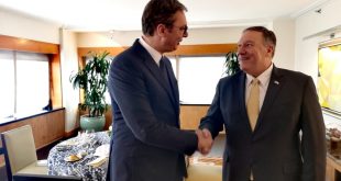 Pompeo kërkon haptas rifillimin e negociatave mes Serbisë dhe Kosovës dhe njohje të plotë të ndërsjellë