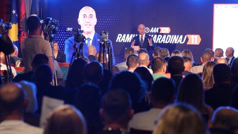 Haradinaj e Gjini nga Prizreni  Kosova meriton energji më të lirë  zhvillim dhe fundin e politikës së frikës