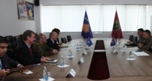 Komandanti i FSK-së gjenerallejtënant Rrahman Rama priti zyrtarin e lartë të NATO-s z. Michel Soula