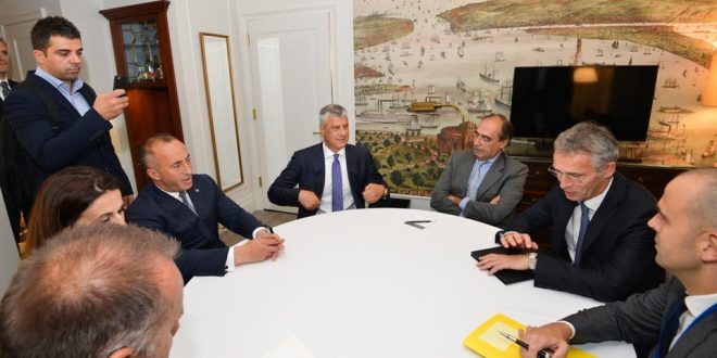Kryeministri, Haradinaj ka zhvilluar një takim me sekretarin e Përgjithshëm të NATO-së, Jens Stoltenberg