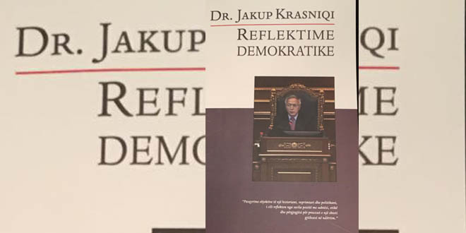 Sot në orën 12:00, në amfiteatrin e Bibliotekës Kombëtare, përurohet libri i dr. Jakup Krasniqit, “Reflektime demokratike”