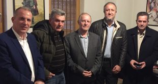Sot qëndruan për një vizitë në Radion Kosova e lirë, Sylejman Neziri, Burim Piraj dhe Nexhat Hasani