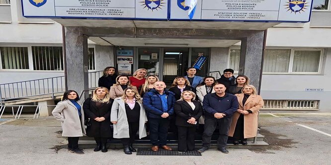 Në kuadër të fushatës globale  16 ditët e aktivizmit kundër dhunës më bazë gjinore   është mbajtur një takim me Policinë e Kosovës në Ferizaj