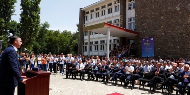 Kryekuvendari, Kadri Veseli mori pjesë në vënien e gurthemelit të shtatores së Ukshin Hotit në Prizren