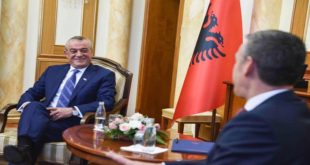 Kryekuvendari i Shqipërisë, Gramoz Ruçi u prit në një takim të veçantë nga kryekuvendari, Kadri Veseli