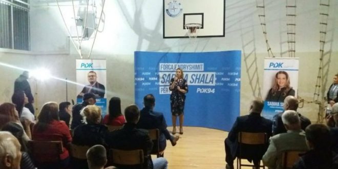 Sabiha Shala: Peja është pranë fitores së madhe dhe ndryshimeve pozitive që do t’ia sjell fitorja e PDK-së