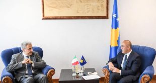 Kryeministri në detyrë i Kosovës Ramush Haradinaj, ka takuar ambasadorin e Italisë në Kosovë Piero Cristoforo Sardi