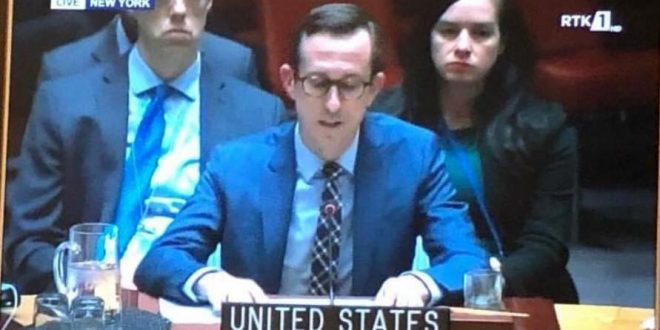 Përfaqësuesi i ShBA-ve në Këshillin e Sigurimit të OKB-së, e konfirmon përkrahjen amerikane për Ushtrinë e Kosovës