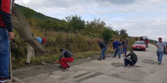 Bashkatdhetari nga Zvicrra, Naim Tahiri me vetë iniciativë e rregullon rrugën e fshatit Syriganë