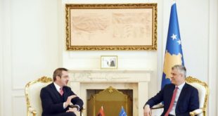 Kryetari i Kosovës, Hashim Thaçi, bisedoi me ministrin e Punëve të Brendshme të Shqipërisë, Saimir Tahiri