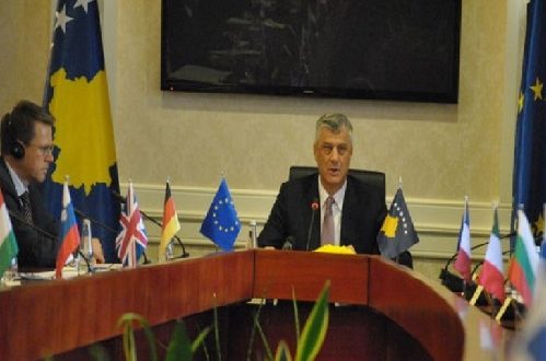 Thaçi takoi ambasadorët e vendeve perëndimore në Kosovë