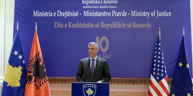 Kryetari i Kosovës, Hashim Thaçi: Kushtetuta është themel i shtetit tonë modern